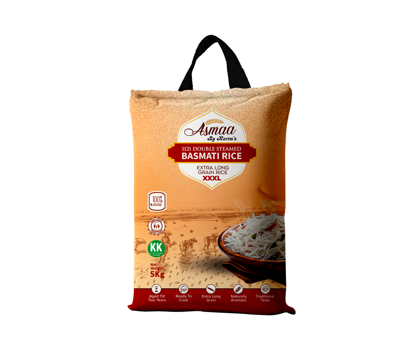 Asmaa 1121 Double Steamed Basmati (XXXL)