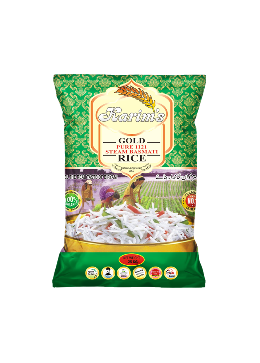 Gold Pure 1121 Steamed Basmati