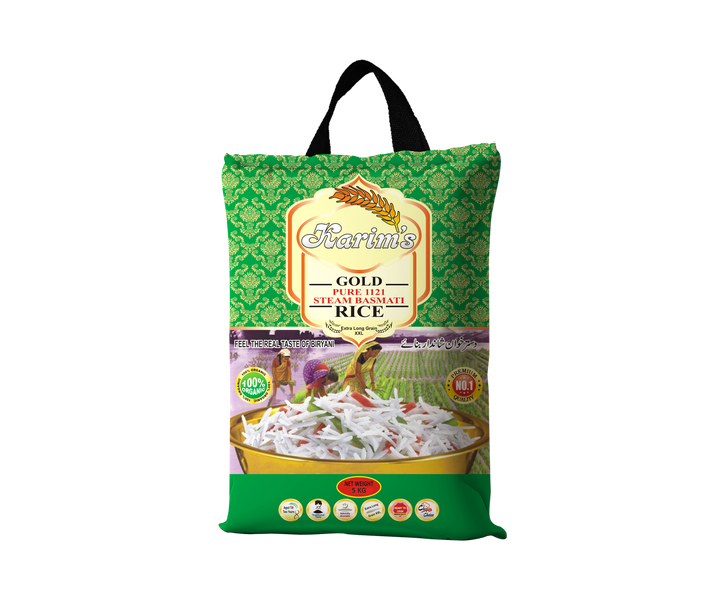 Gold Pure 1121 Steamed Basmati