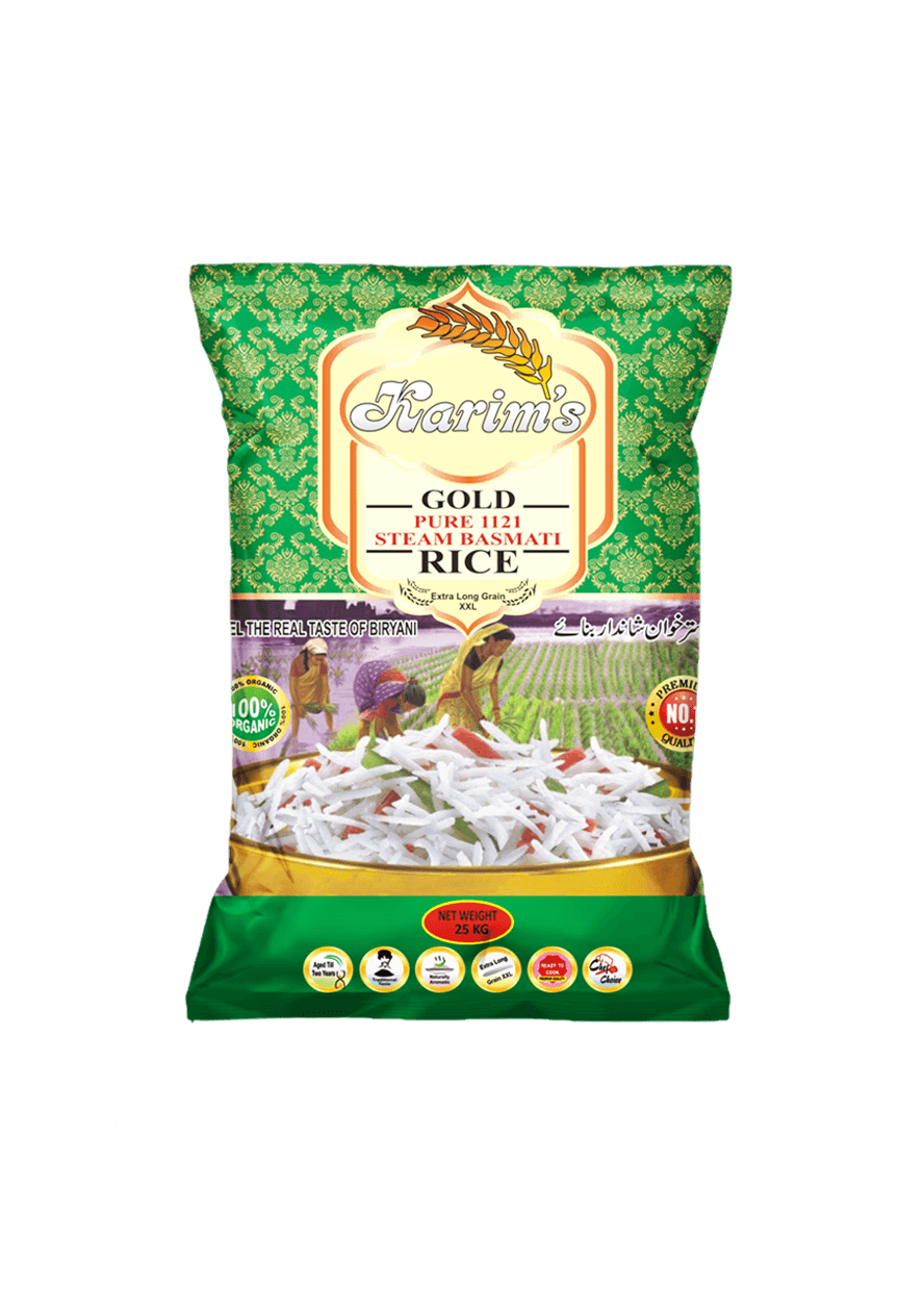 Gold Pure 1121 Steamed Basmati