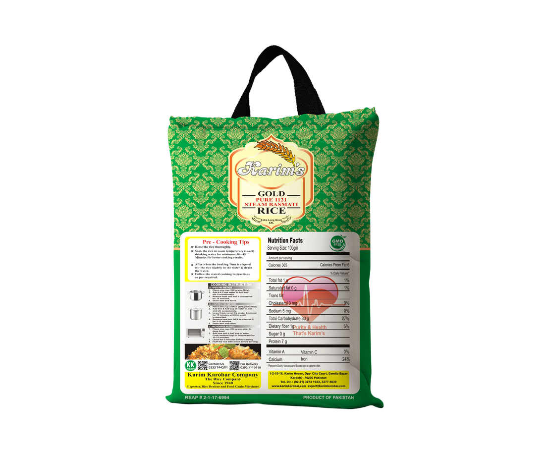 Gold Pure 1121 Steamed Basmati