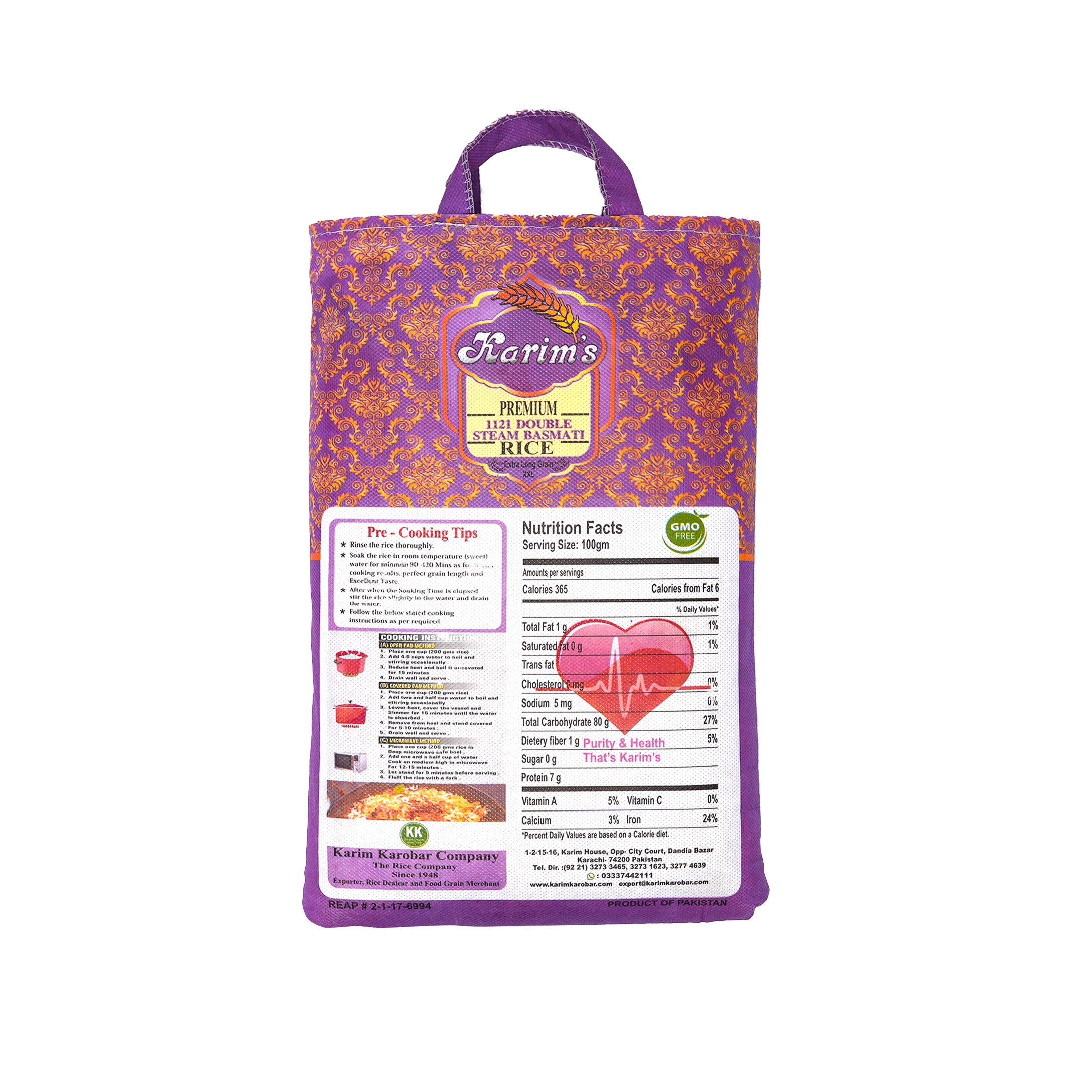 Premium 1121 Double Steamed Basmati